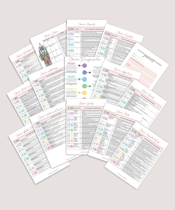 Chakra Balancing Printable Resources